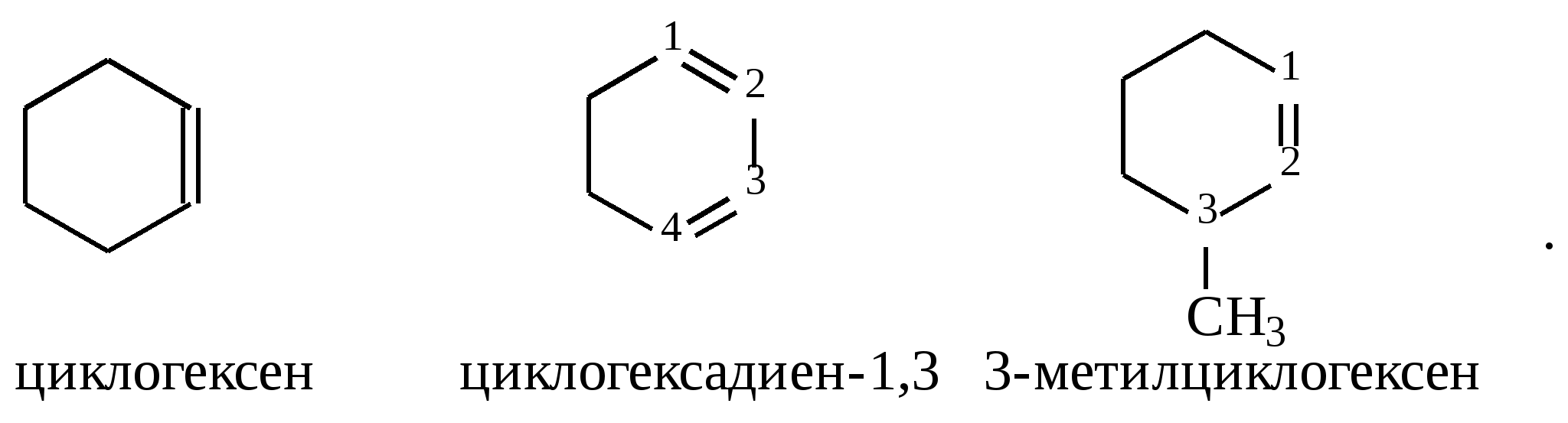 Получение циклогексена