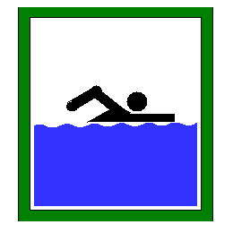 Условные знаки безопасности на воде. Знак «место купания». Место купания табличка. Знак купаться разрешено. Знаки разрешающие купание в водоемах.