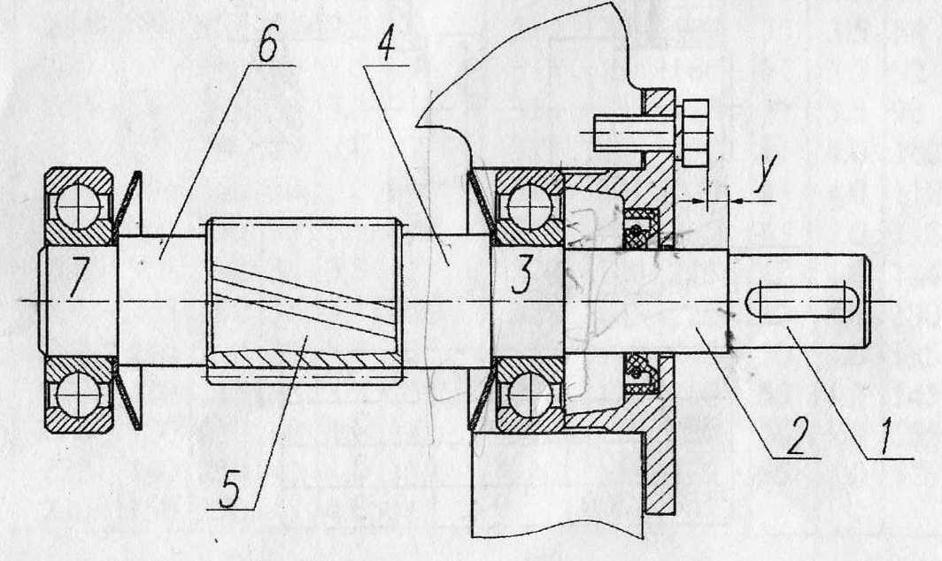 Быстроходный вал схема