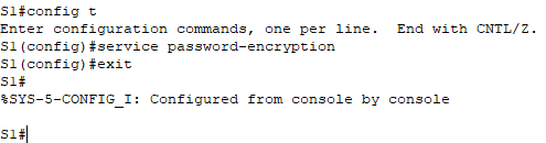 Config secret. Service password-encryption enable Secret class.