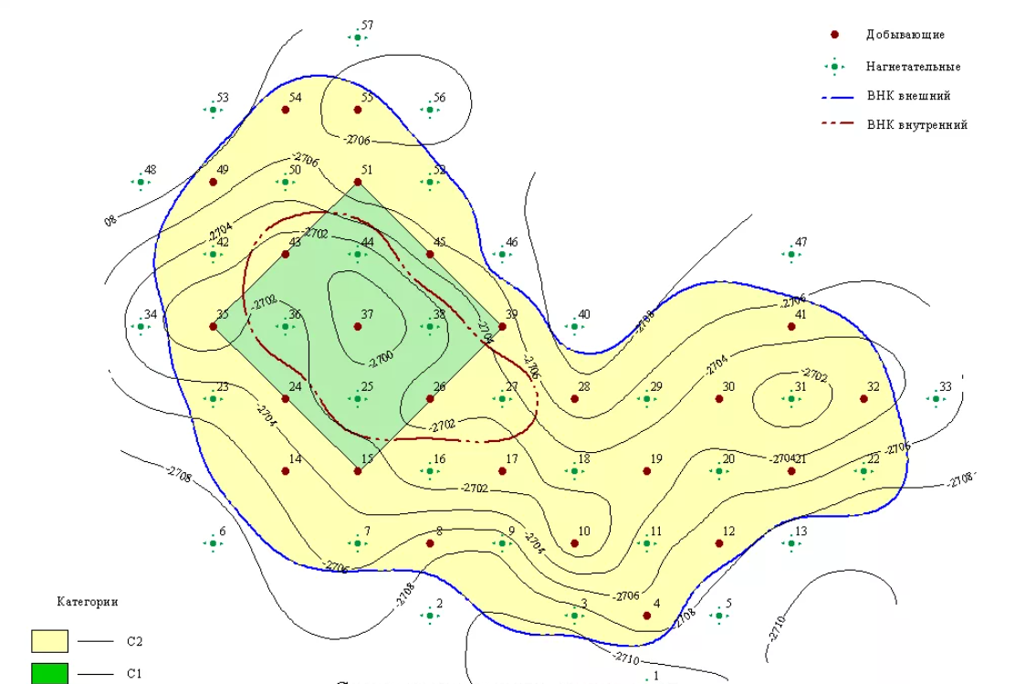 Карта разработки месторождения. Построение структурных карт кровли и подошвы пласта. Структурная карта кровли продуктивного пласта. Структурная карта месторождения. Структурная карта месторождения нефти.