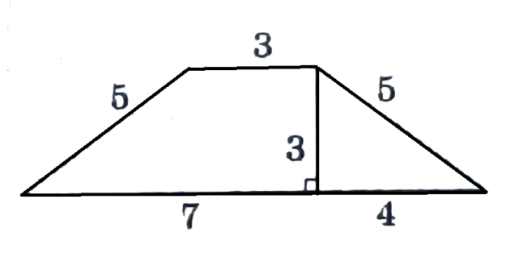 Найдите высоту трапеции изображенной на рисунке