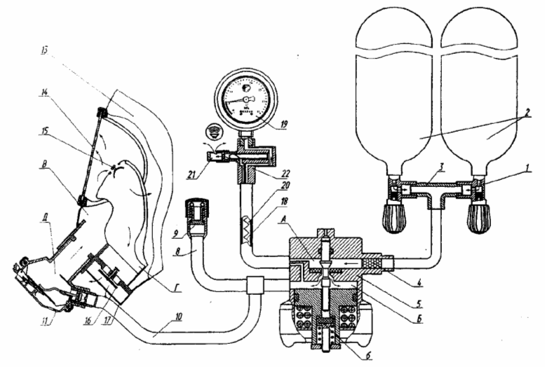 По какой схеме работают дыхательные аппараты применяемые на речном флоте