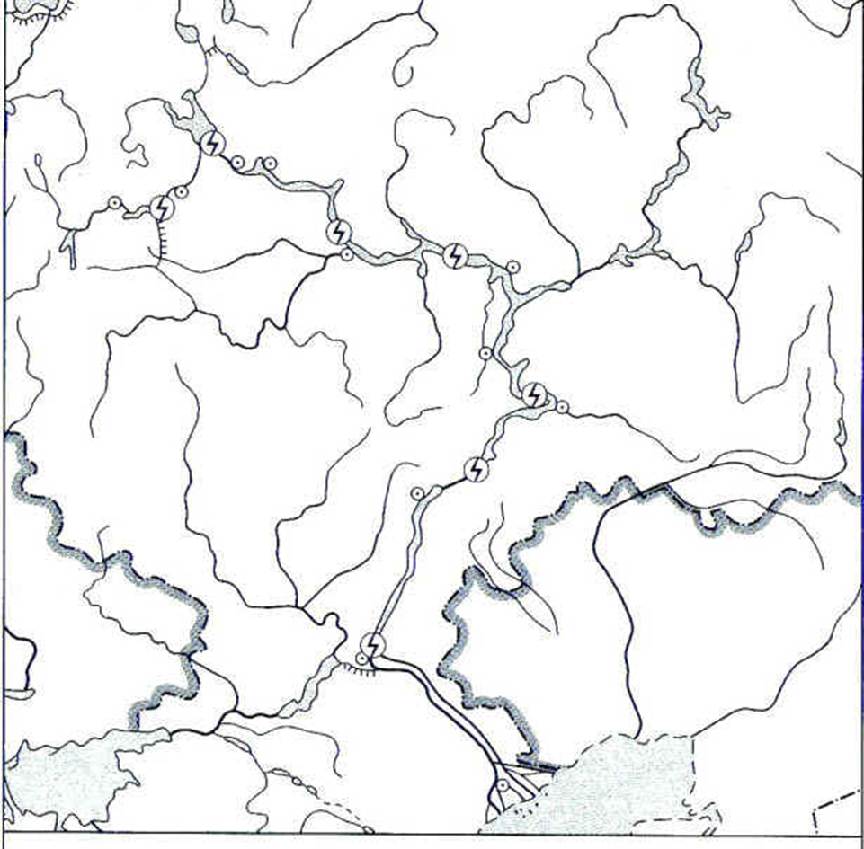 Контурная карта ольховая