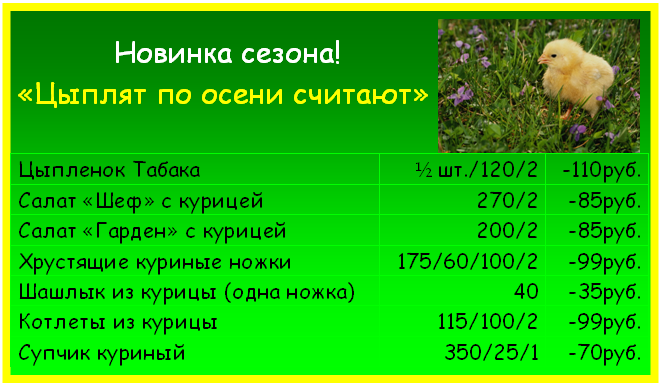 Создать рекламный проспект по образцу средствами рисования word