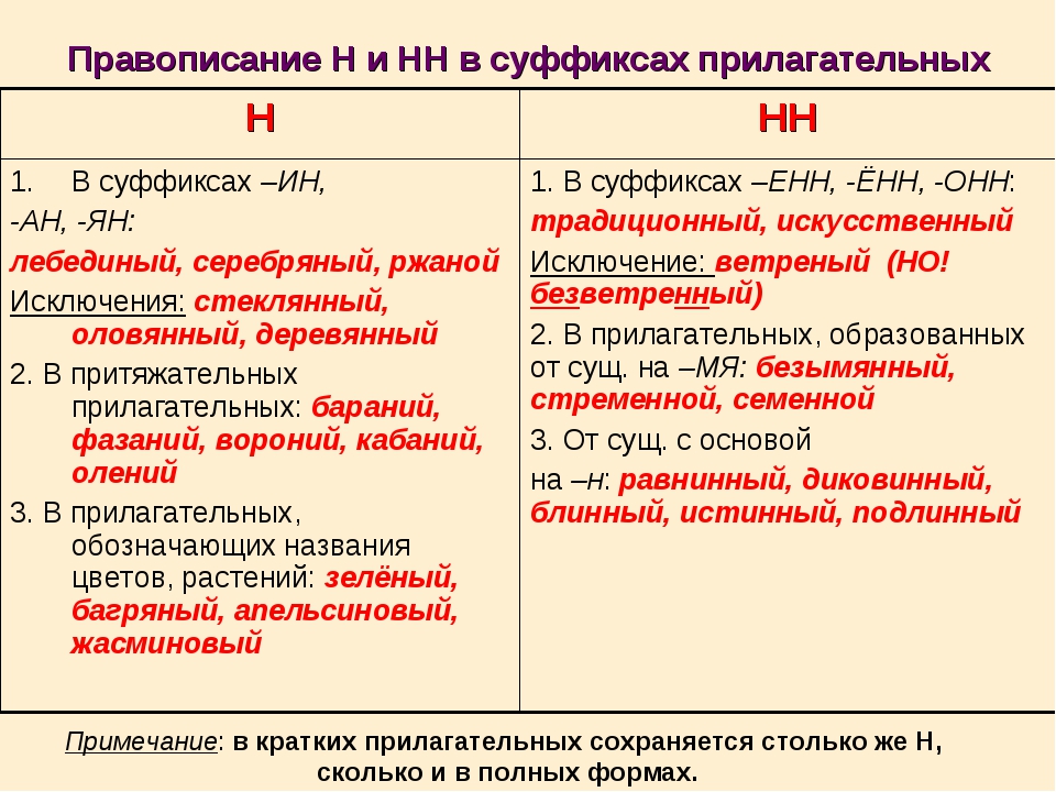 Правописание суффиксов прилагательных презентация