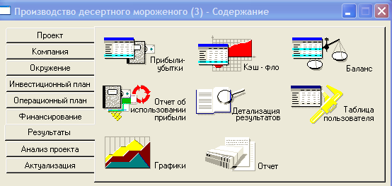 Что такое инвестиционный план в project expert