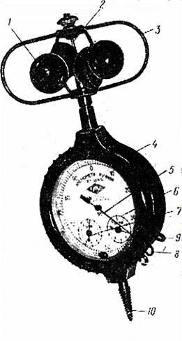 Прибор для определения скорости движения воздуха