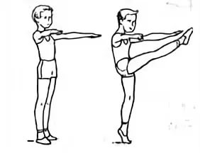 Правая рука левая нога. Маховые движения ногами. Стойка ноги врозь руки вперед. Маховые движения ногами и руками. Махи ногами к рукам.