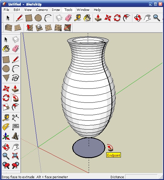 Sketchup нарисовать шар