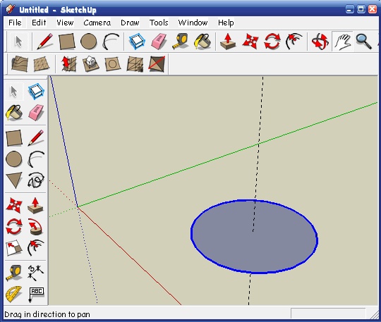 Как нарисовать овал в скетчапе