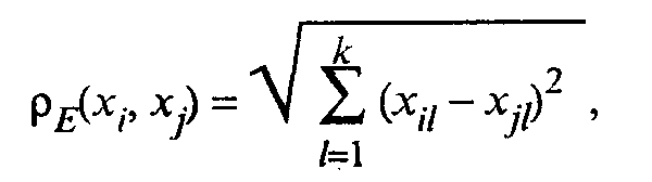 Евклидова метрика. Евклидово расстояние между двумя точками. Евклидовое расстояние формула. Взвешенное Евклидово расстояние формула. Евклидово расстояние между двумя векторами.