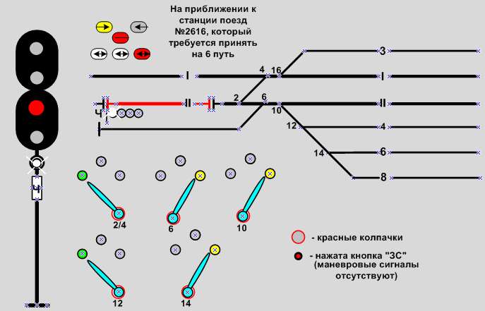 Светофоры на схеме