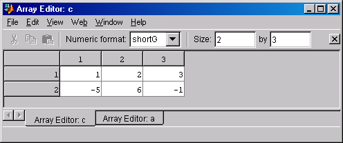 Short array