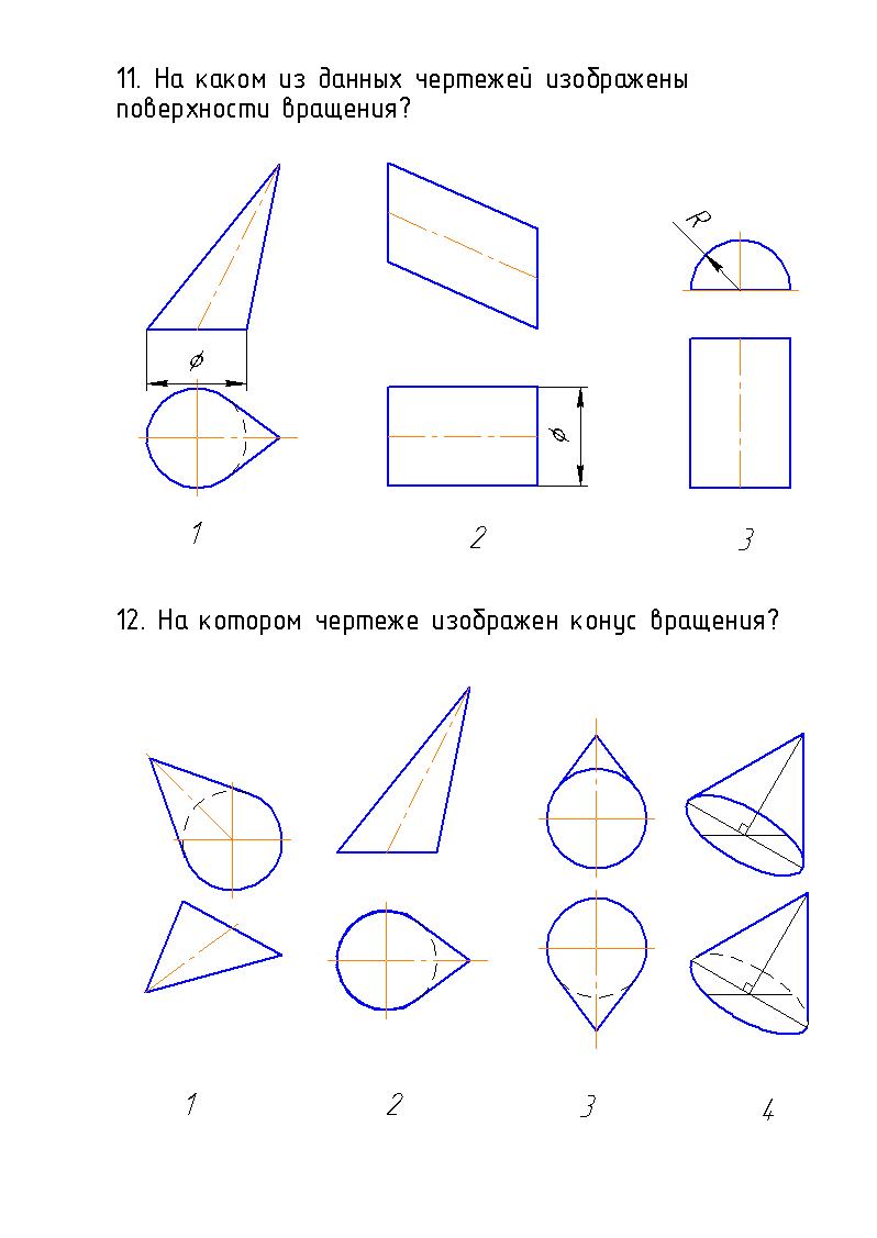 На чертеже изображена нелинейчатая поверхность