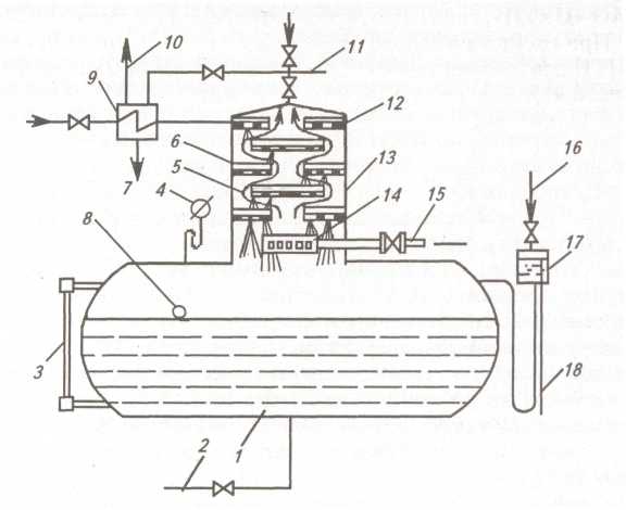 Чертеж деаэратора атмосферного
