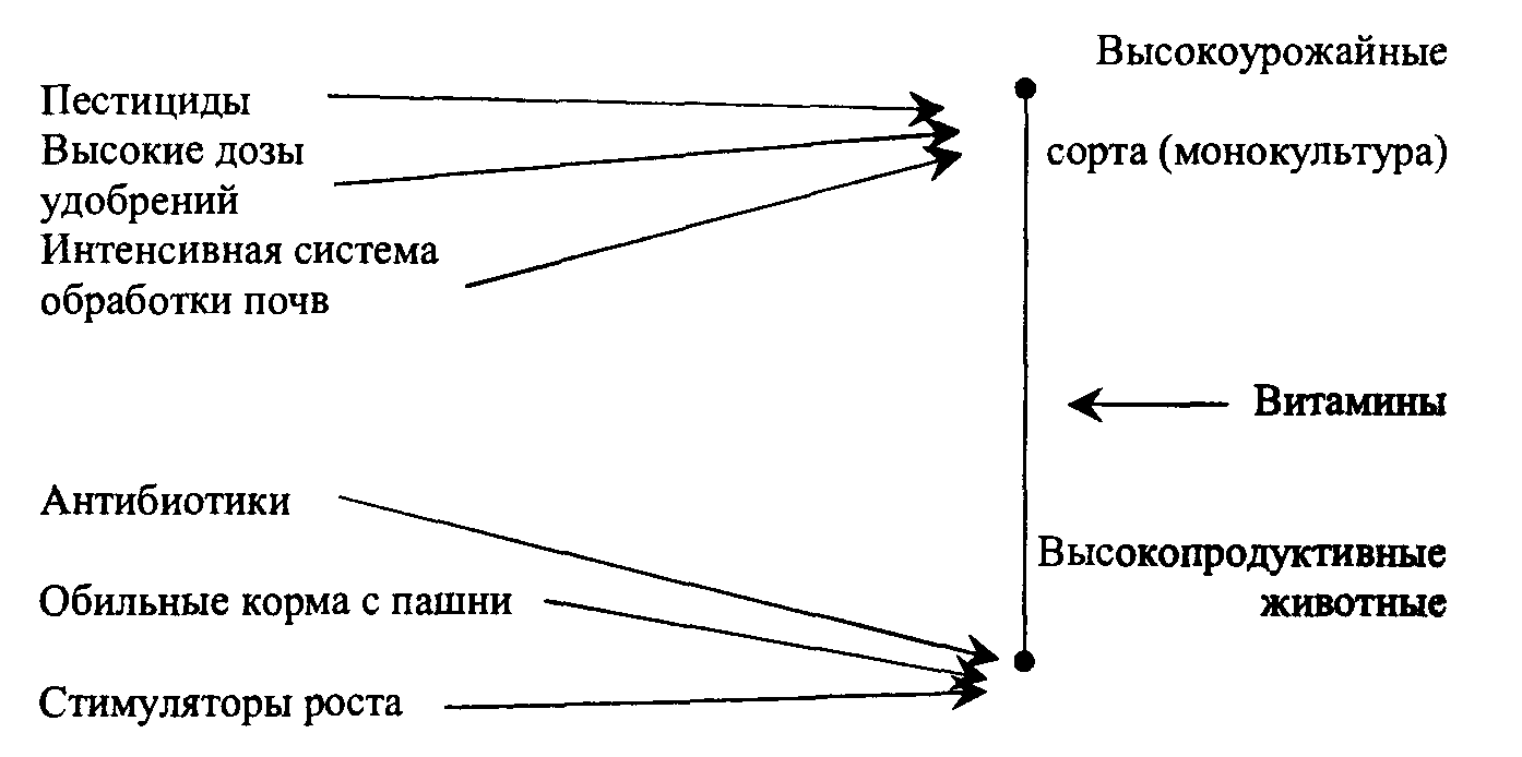 В 60 70 годы в сельском хозяйстве действовала схема