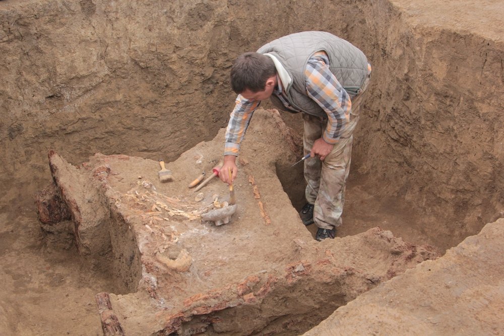 Ученый из мондштата откопал древнюю каменную