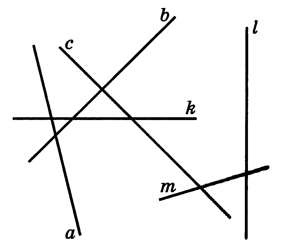 Рисунок на параллельной прямой
