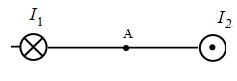 Три параллельных длинных проводника
