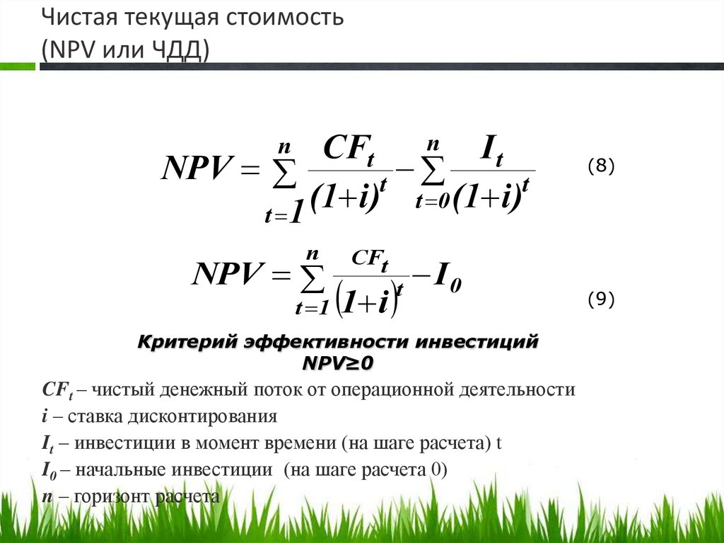 Ставку дисконтирования нельзя назвать порогом рентабельности проекта если