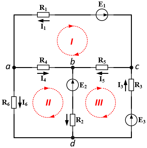 Направление тока в цепи на схеме как определить