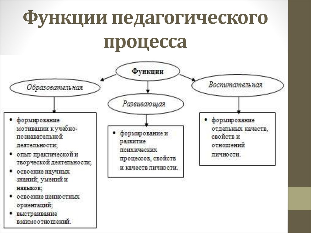 Функции педагогической деятельности презентация