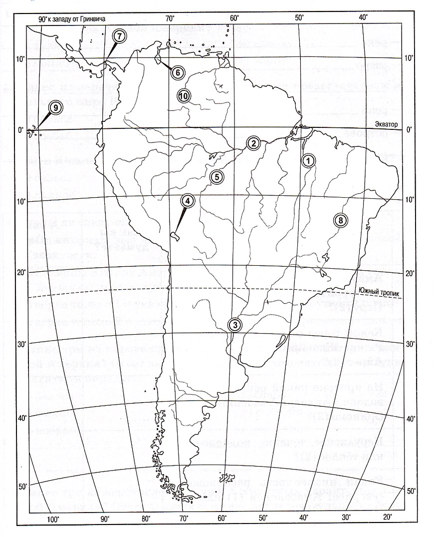 Озера южной америки 7 класс контурная карта. Номенклатура по Южной Америке 7 класс география. Географическая номенклатура Южной Америки 7 класс. Номенклатура Южной Америки география 7 класс на карте. Южная Америка номенклатура 7 класс карта.